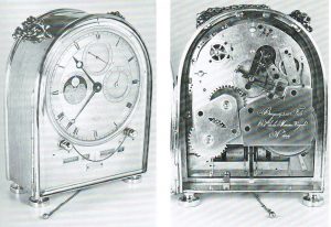 humpback French Empire Breguet antique clock
