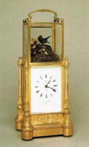 antique clock carriage travel Japy Frères