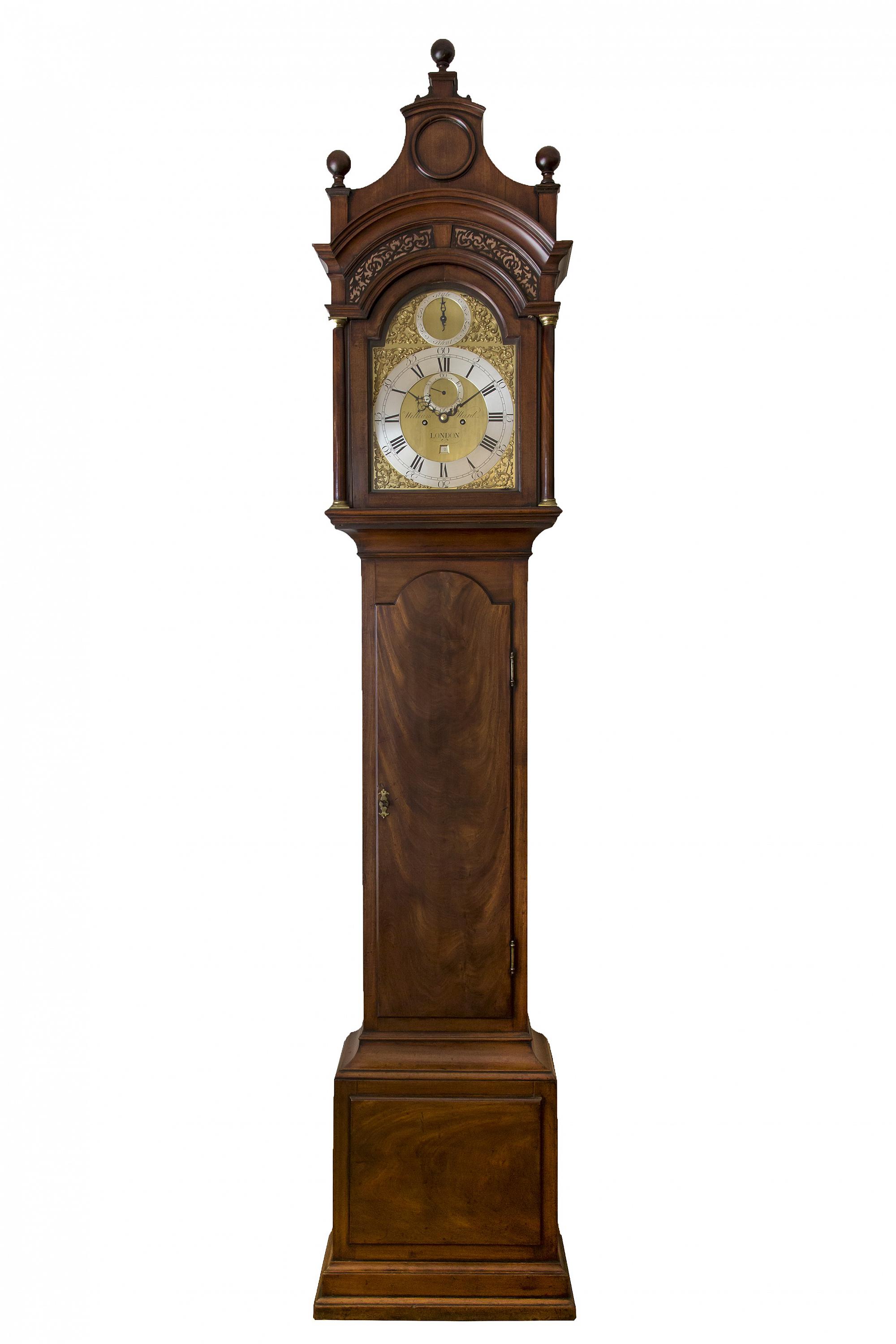 Kelder bedreiging Leonardoda Een Engelse Mahonie staande klok William Ward London, circa 1770 - Gude &  Meis | Antieke klokken