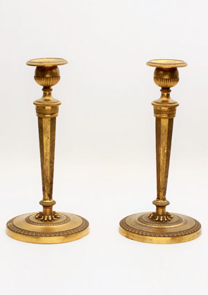 French-ormolu-candle Stick-Empire 1800