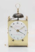 French Brass Capucine Repeater Carriage Clock Montpellier 1790