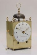 French Brass Capucine Repeater Carriage Clock Montpellier 1790