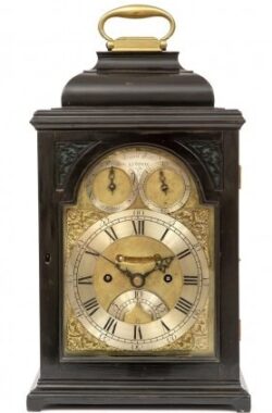 English Table Clock Quarter Repeat James Wittit 1740