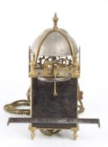 French Miniature Lantern Wall Clock Enamel Hands 1750