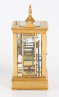 French Gilt Brass Anglaise Carriage Clock Repeater 1880