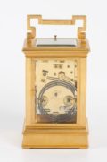 French Gilt Brass Anglaise Carriage Clock Repeater 1880