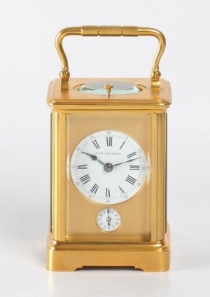 French Corniche Quarter Striking Margaine Carriage Clock 1880