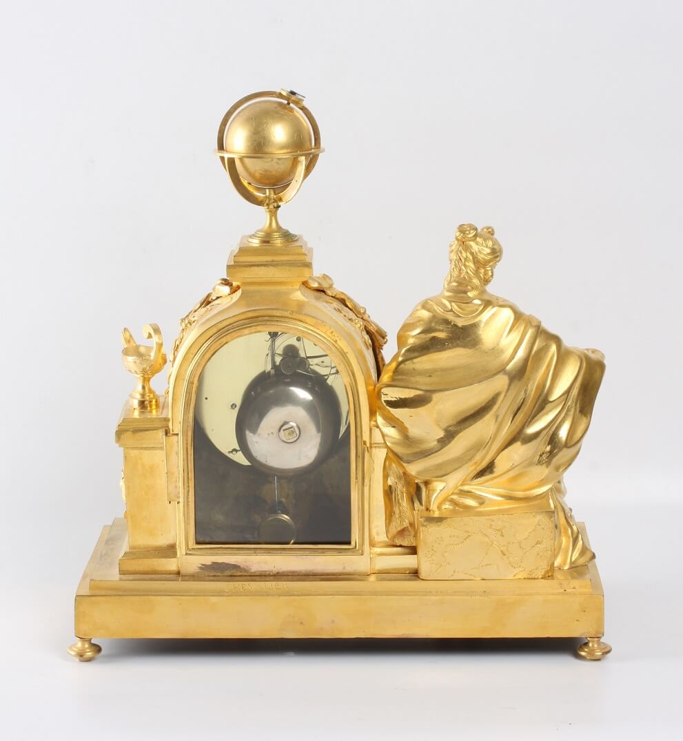 French Louis XVI ormolu mantel clock Urania 1770