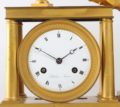 French Empire Ormolu Griotte Rouge Mantel Clock Sappho 1800