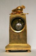 French Empire Ormolu Mantel Clock War Peace 1800