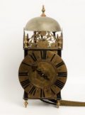 French Lantern Iron Brass Wall Clock Gouchon 1720