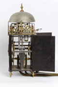 French Lantern Iron Brass Wall Clock Gouchon 1720