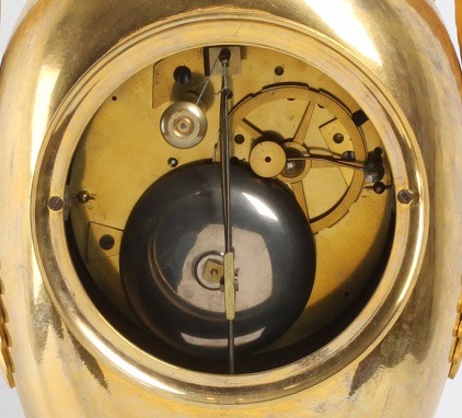 French Empire ormolu urn mantel clock mythical 1800