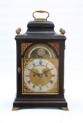 English Dutch Market Striking Repeat Moonphase Bracket Clock 1770