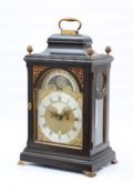 English Dutch Market Striking Repeat Moonphase Bracket Clock 1770