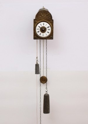 German Black Forest Sorg Wall Clock Alarm 1845