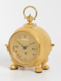 Austrian Gilt Pendule Officier Sonnerie Happacher 1830