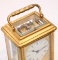 French Gilt Gorge Giant Carriage Clock Drocourt 1870