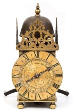 French Louis XIV Brass Lantern Alarm Rousseau 1665