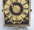 French Morbier Iron Brass Wall Clock Brocard 1740