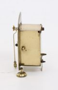 Miniature German Brass Wall Zappler Timepiece Circa 1770
