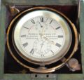 English British Chronometer Mahogany Dobbie McInnes Circa 1880