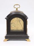 English Table Clock Silent Escapement Holliwell Circa 1800