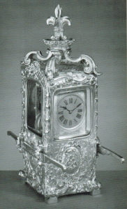 antique clock French sedan carriage clock travel