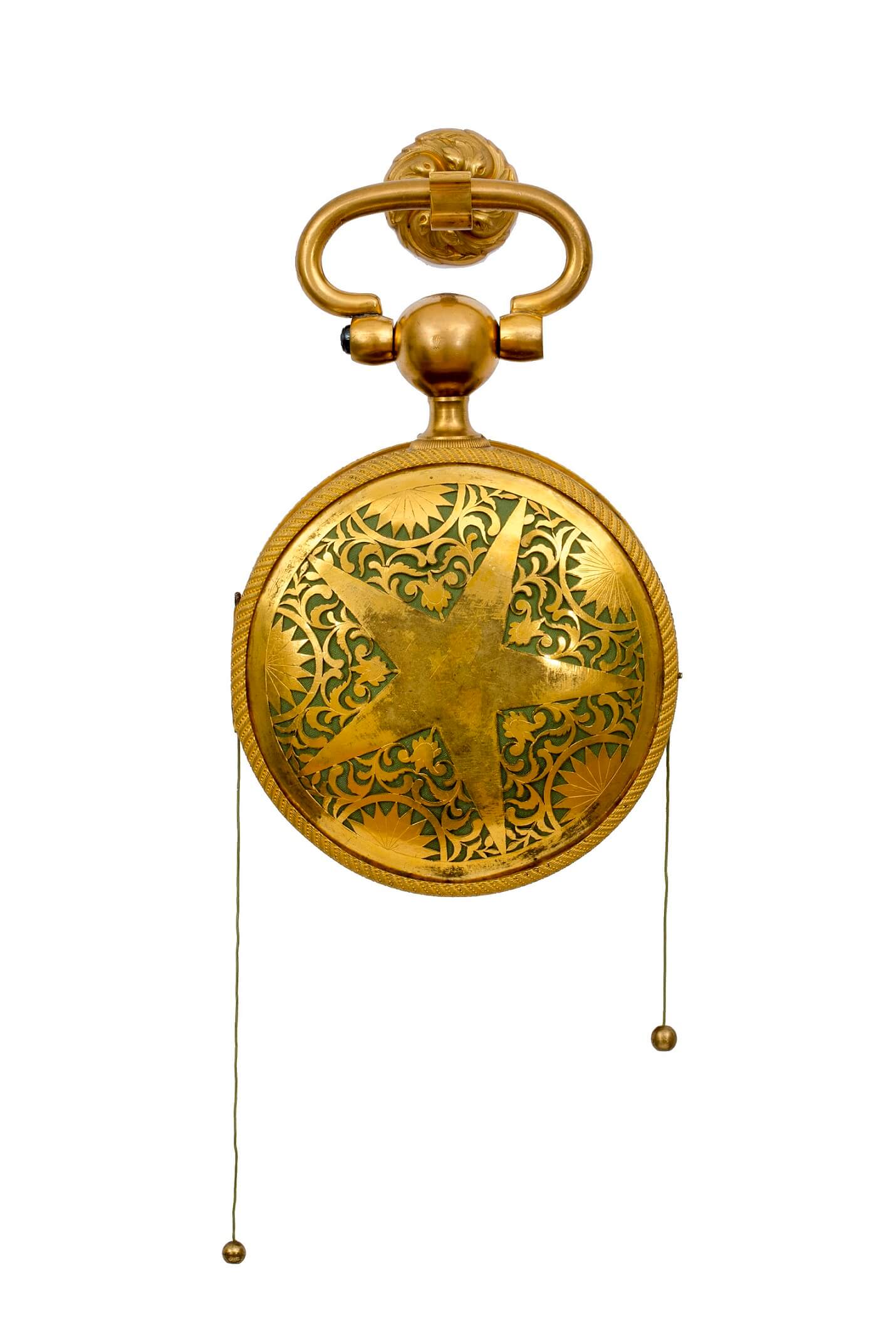 French-antique clock-pendule d'officier-quarter repeat-ormolu-Empire-
