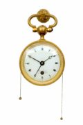 French-antique Clock-pendule D'officier-quarter Repeat-ormolu-Empire-