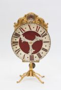 Swiss-night Clock-antique Clock-Basel-brass-Regence-J.J. Zeller