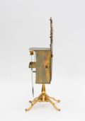 Swiss-night Clock-antique Clock-Basel-brass-Regence-J.J. Zeller