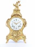 French-Louis XV-antique Clock-bracket Clock-Viger-Lieutaud-Vernis Martin