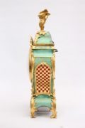 French-antique Clock-Louis XV-corne Verte-braket Clock-cartel-miniature-ormolu