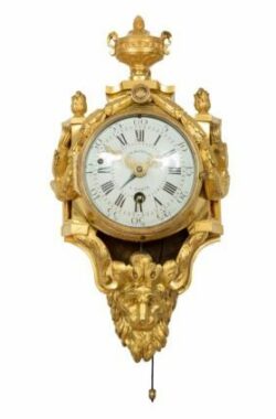 French-Louis XVI-ormolu-cartel D'alcove-pull Repeat-courvoisier-antique Clock
