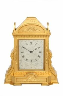 English-gilt Brass-striking-Thomas Cole-table Clock-antique Clock