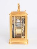 French-antique Clock-carriage Clock-striking-alarm-gilt Brass-gorge Case-Henri Jacot