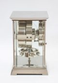 French-Reutter-nickel Plated-atmos Clock-Jean Louis Reutter-art Deco