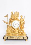 French-Louis XVI-ormolu-mantel Clock-Corsaires-Le Nepveu-circa 1770