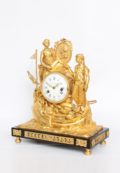 French-Louis XVI-ormolu-mantel Clock-Corsaires-Le Nepveu-circa 1770