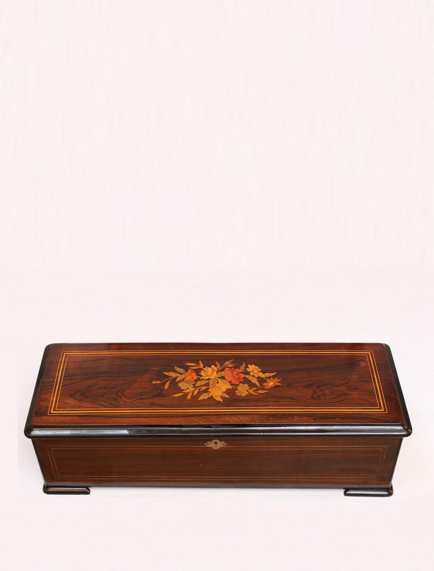 Swiss-rosewood-cylinder music box-mermod freres-1880