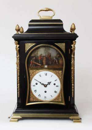 English-table Clock-antique Clock-musical-automaton-animated-Rimbault-London-striking