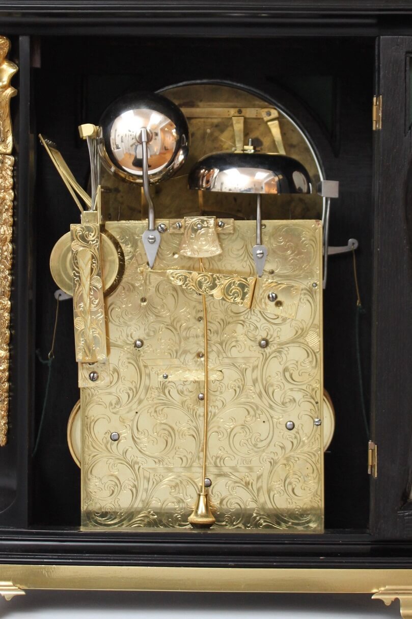 English-table clock-antique clock-musical-automaton-animated-Rimbault-London-striking