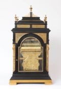 Large-Dutch-bracket- Clock-antique Clock-Kroese-Amsterdam-musical-calendar-moonphase-striking