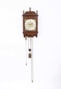 Dutch-Amsterdam-antique-wall-clock-Hasius-striking-alarm-walnut