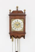 Dutch-Amsterdam-antique-wall-clock-Hasius-striking-alarm-walnut