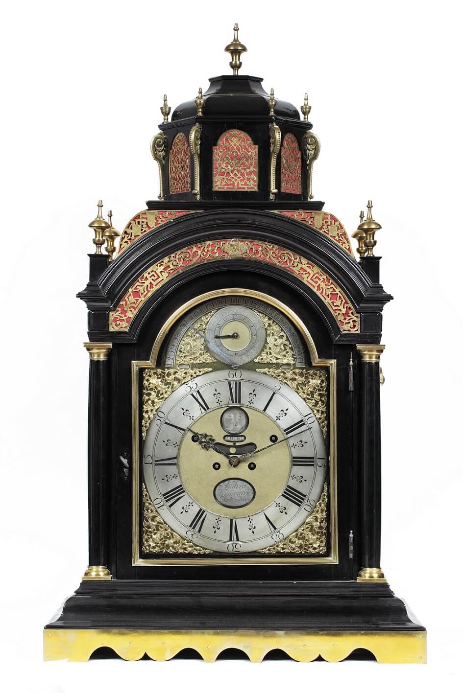 Andries Vermeulen-antique-clock-musical-quarter chime-table-bracket-calendar-Amsterdam-