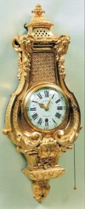 French-Regence-antique-clock-ormolu-gilt- bronze