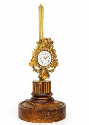 French-Louis XVI-rack-antique-clock-Mosbrucker-Saverne-miniature