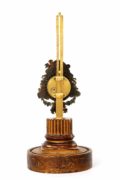 French-Louis XVI-rack-antique-clock-Mosbrucker-Saverne-miniature